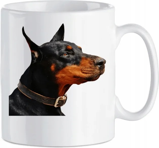 Doberman kutya mintás bögre 330 ml