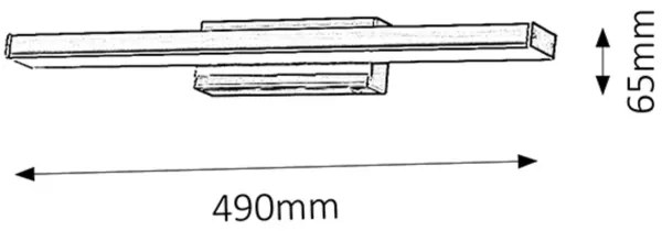Rabalux 5897 - LED Fürdőszobai fali lámpa JOHN 1xLED/12W/230V