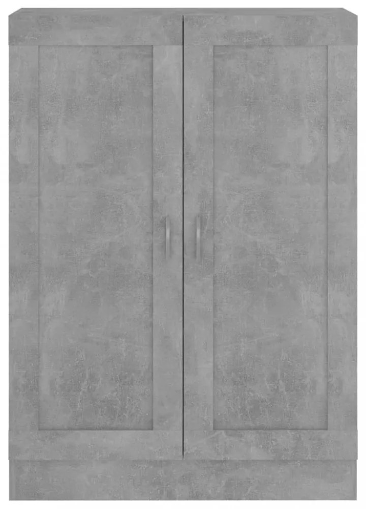 betonszürke szerelt fa könyvszekrény 82,5 x 30,5 x 115 cm