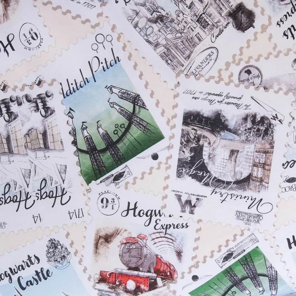 Jerry Fabrics Pamut ágynemű Harry Potter Hedwig 02, 140 x 200 cm, 70 x 90 cm