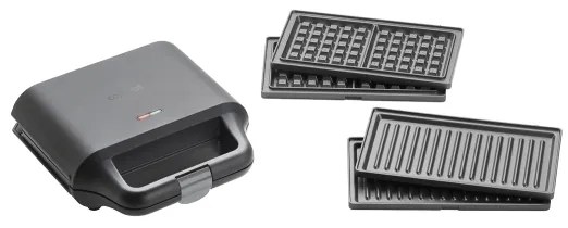 Concept SV3054 - Szendvics készítő 3in1 700W/230V fekete