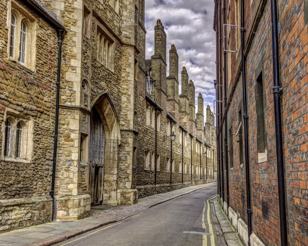 Poszter 50x40cm Cambridge utcái, Assaf Frank