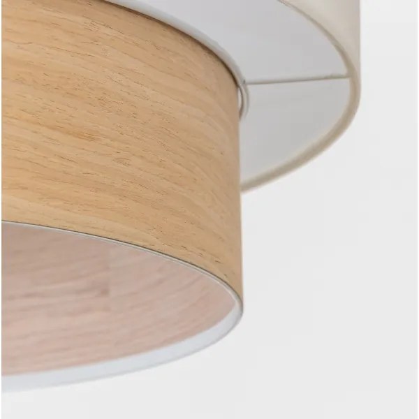 Brilagi - LED csillár kábelen CERIA 1xE27/40W/230V Ø 50 cm fehér/bézs