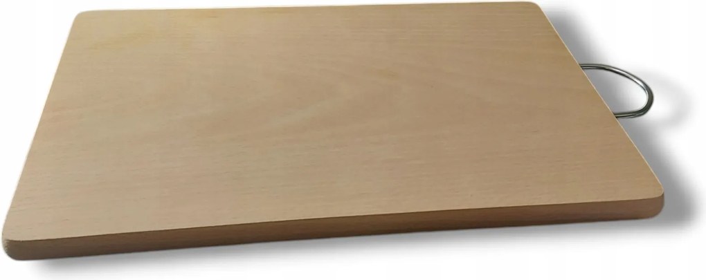 Fa bükk vágódeszka erős natúr fogantyúval 28x18x1,5 cm