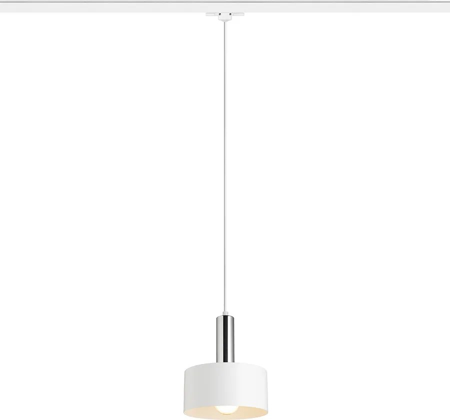 RENDL GIULIA 20 háromáramkörös sínre fehér króm 230V LED E27 15W