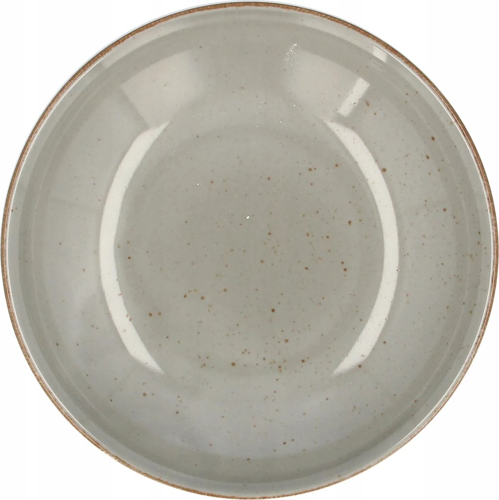 Lubiana Art Mélytányér Leveshez 1 db. Porcelán 23 cm Szürke