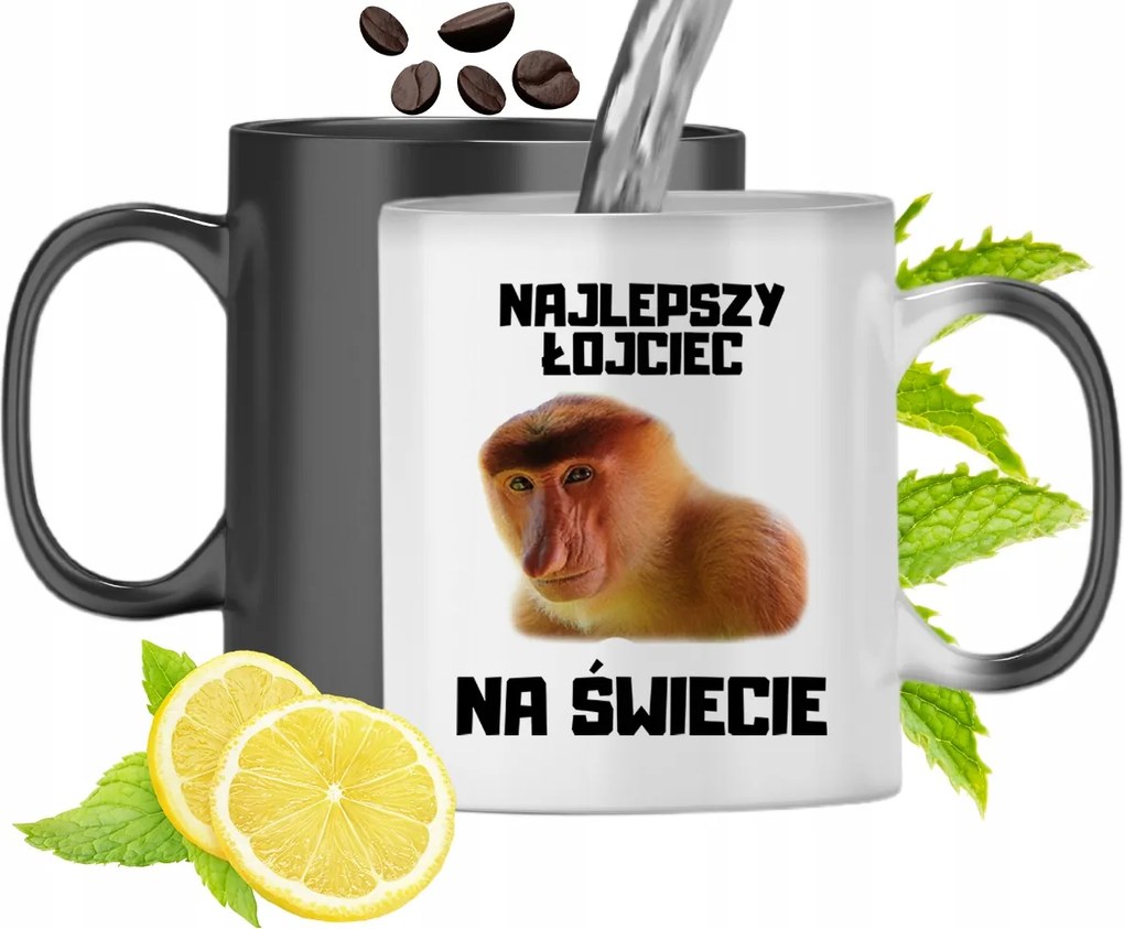 Mágikus Bögre Apukáknak Színváltós Nyomtatott Fotóval