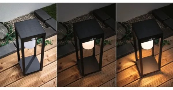 Paulmann 94573 - LED/5,5W IP44 MARISOL 3,7V napelemes lámpa érzékelővel