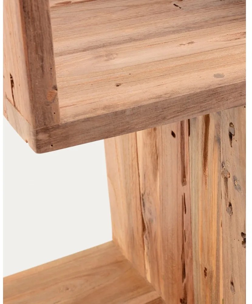 Natúr színű teakfa könyvespolc 55x132x30 cm Aroba – Kave Home