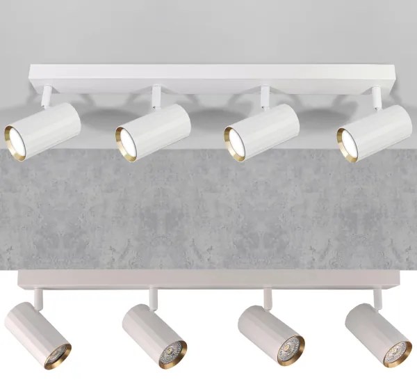 spotlámpa NICEA 4xGU10/10W/230V fehér