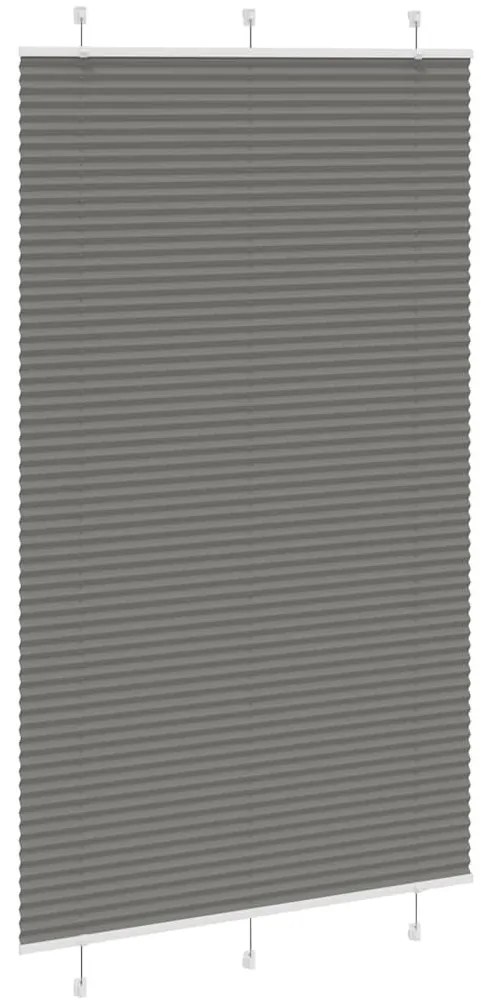 pliszírozott redőny antracit 115x200 cm szövetszélesség 114,4cm