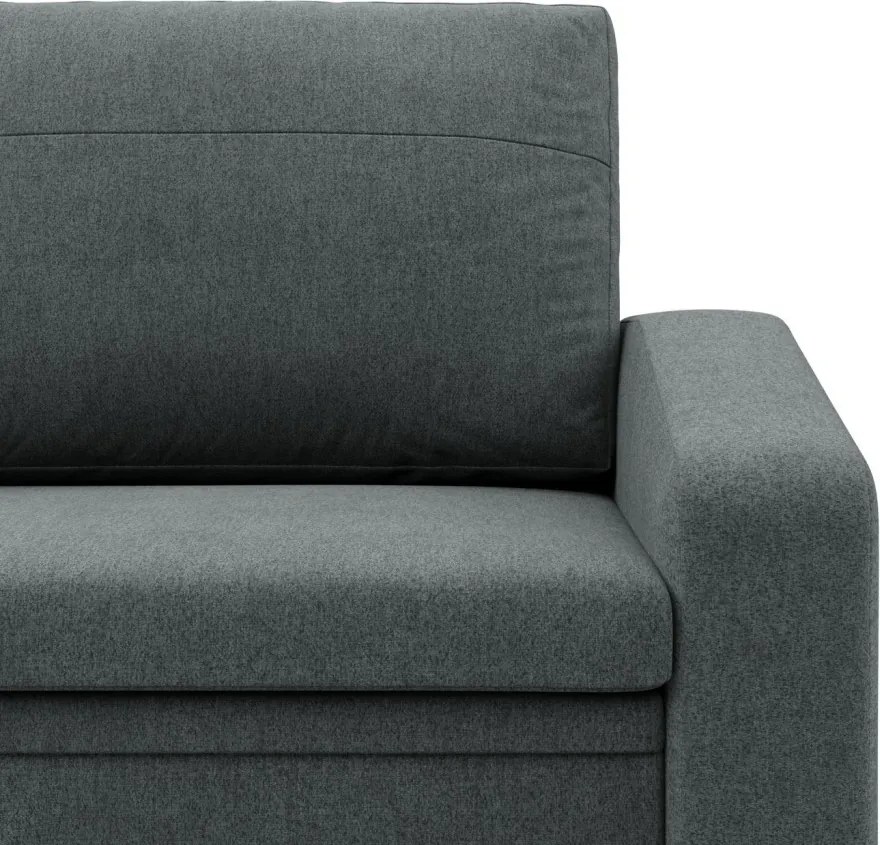 Vertico fekvőfotel, 80 cm széles, fonott, szürke