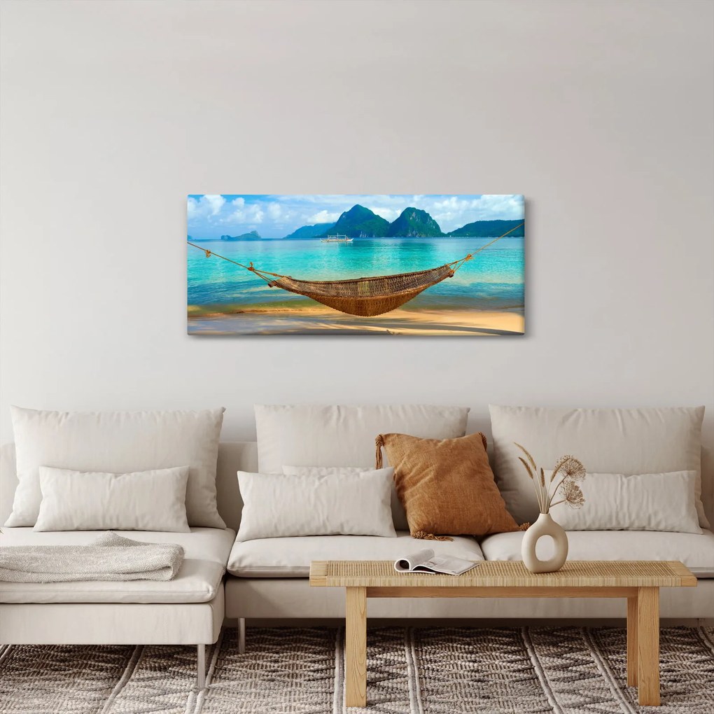 Kép - Hálóágy a tengerparton (120x50 cm)