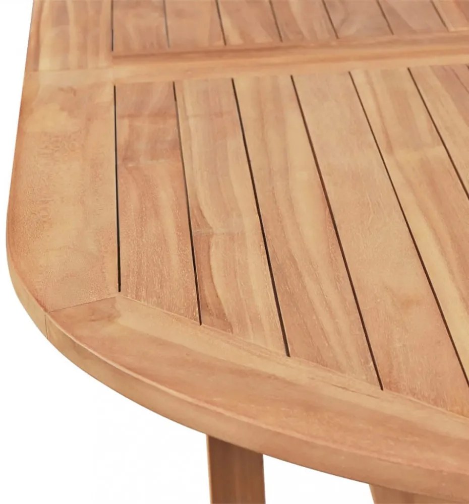 tömör tíkfa kerti asztal 180 x 90 x 75 cm