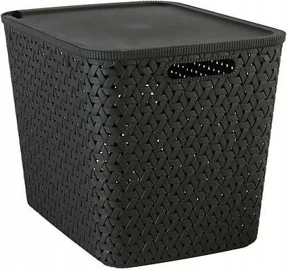 Tressy tárolókosár 28 l fekete
