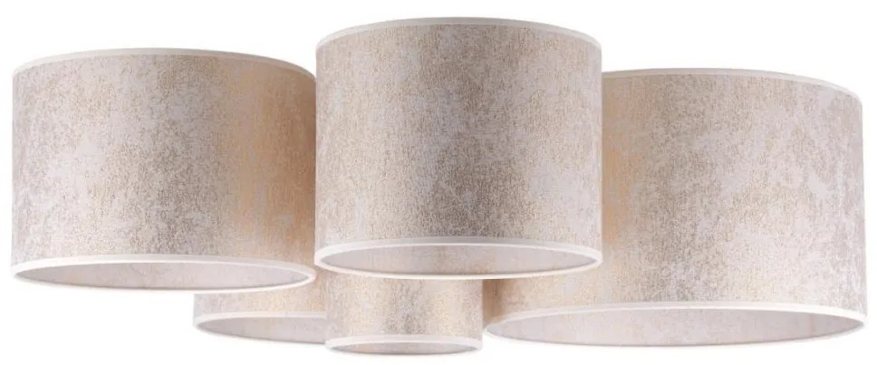 Duolla - Mennyezeti lámpa ROLLER PENTO 5xE27/60W/230V arany