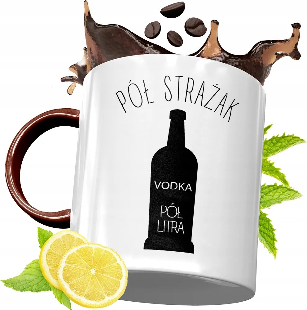 Bordó Bögre Tűzoltónak Születésnapi Ajándék fényképes nyomattal