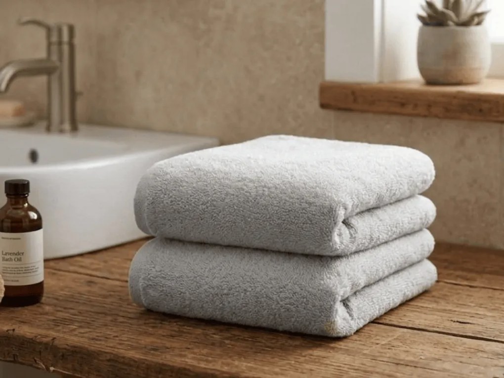 Törölköző NORIELLE 50x90 cm világosszürke, 100% pamut