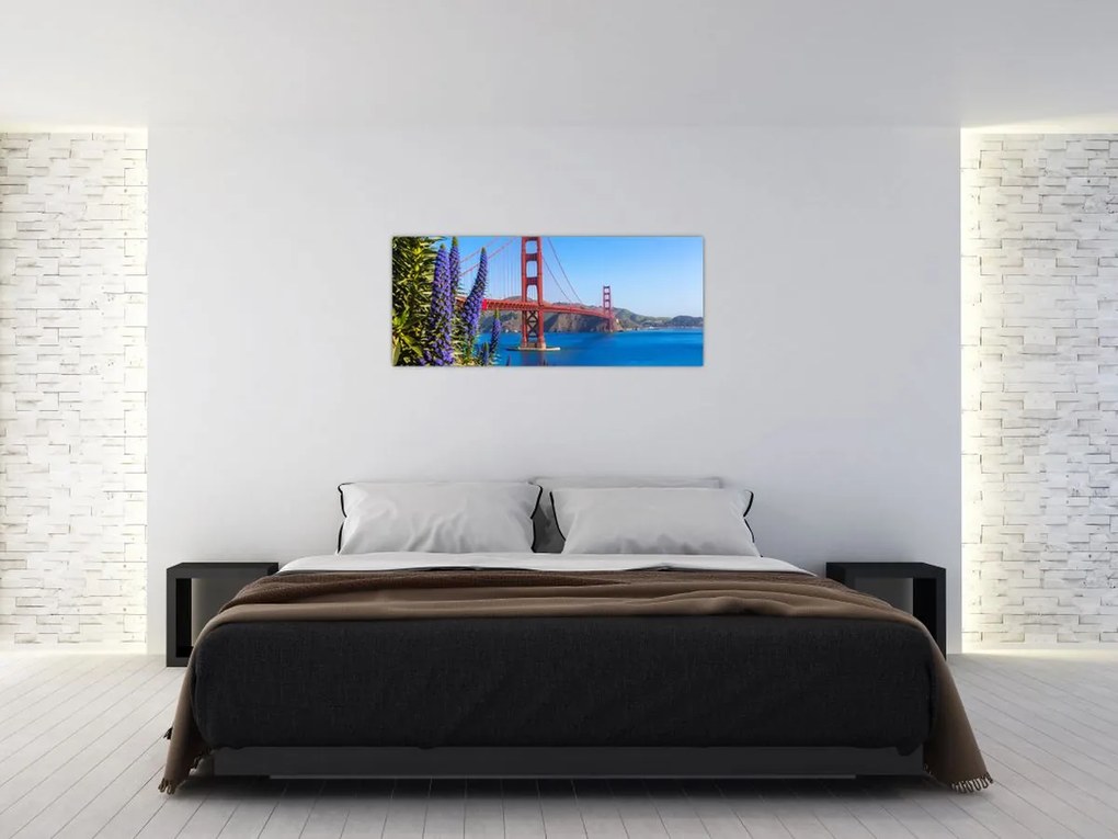 Kép - Golden Gate híd, San Francisco (120x50 cm)