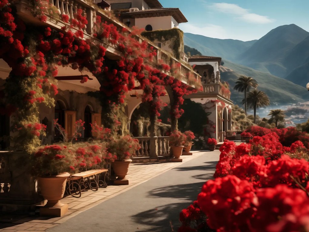 Poszter 20x15cm Vörös idill