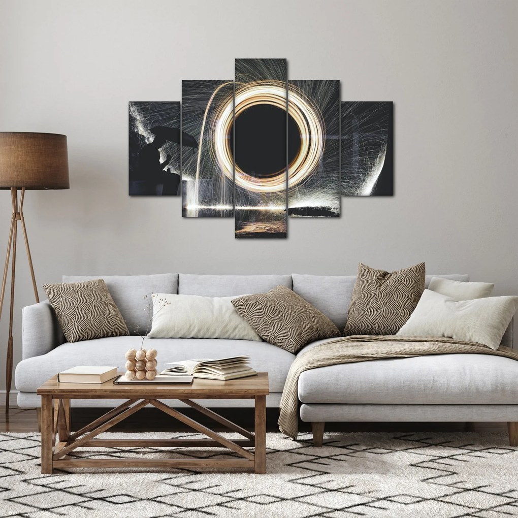 Kép - Világos show az esőben (150x105 cm)
