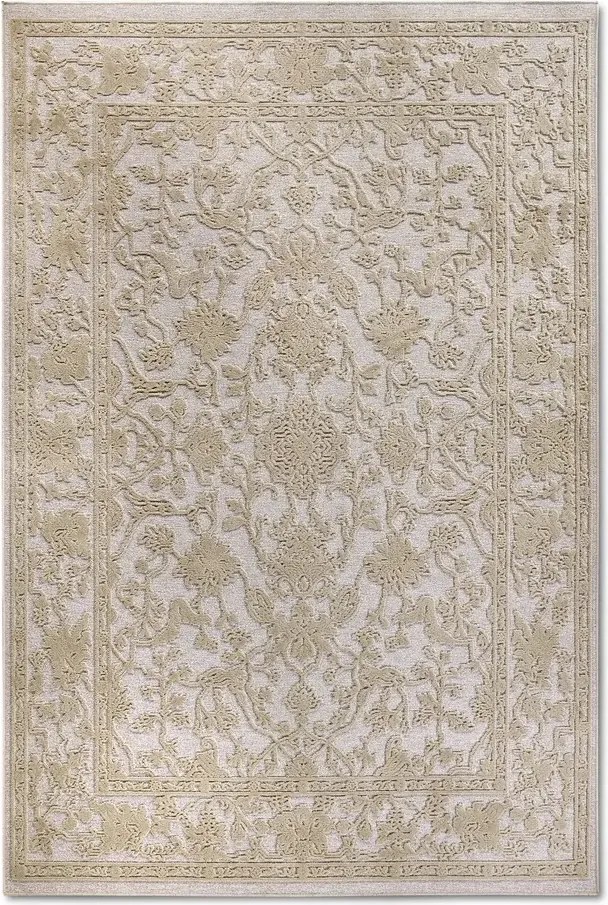 Hagyományos szőnyeg 160x230 nappaliba,klasszikus bézs-krém minta