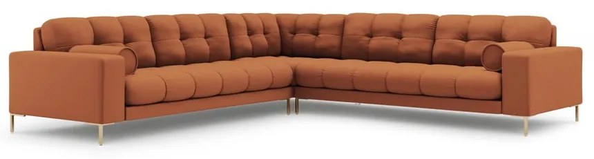 Téglavörös sarokkanapé (variálható) Bali – Cosmopolitan Design