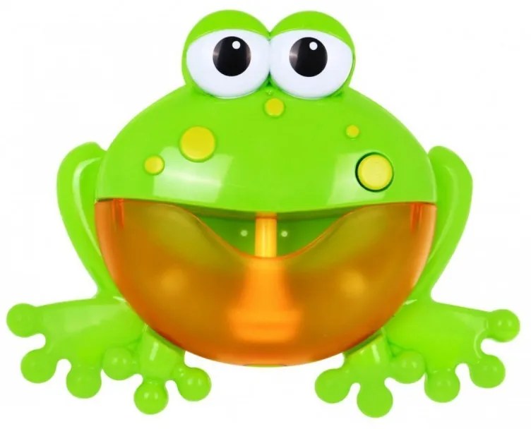 Buborékfújó játék fürdőkádba, zenélő béka, tapadókorongos rögzítéssel, 18 hónap +