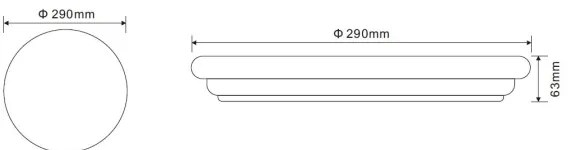 GLOBO 41003-20 - LED Menyezeti lámpa TARUG 1xLED/20W/230V