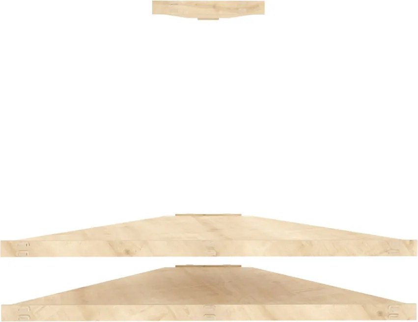 Mensi TV-állvány, tölgy, 120 cm