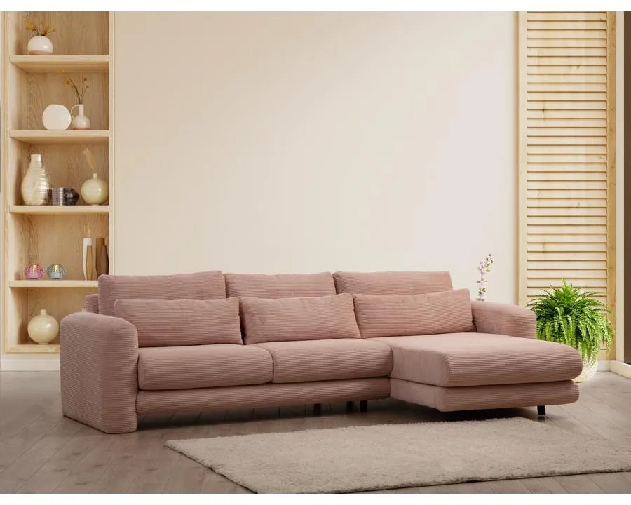 Sarokkanapé Lily Jobbos Pink