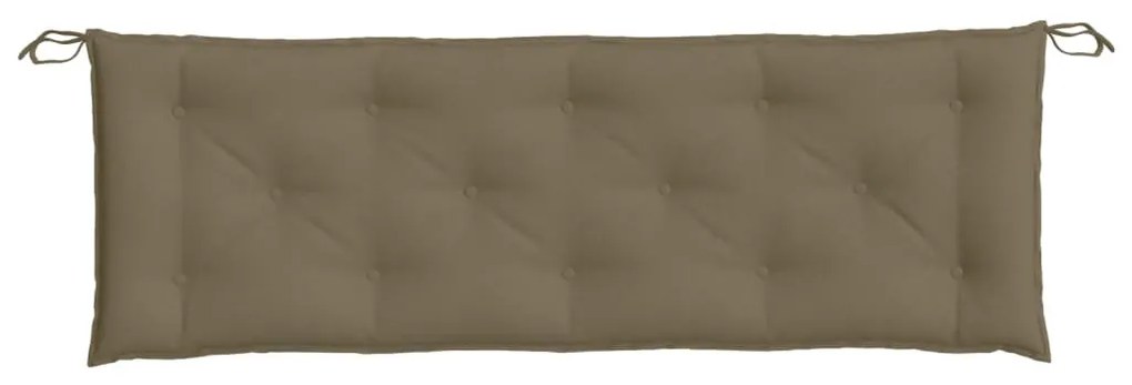 melange tópszínű szövet kerti padpárna 150 x 50 x 7 cm