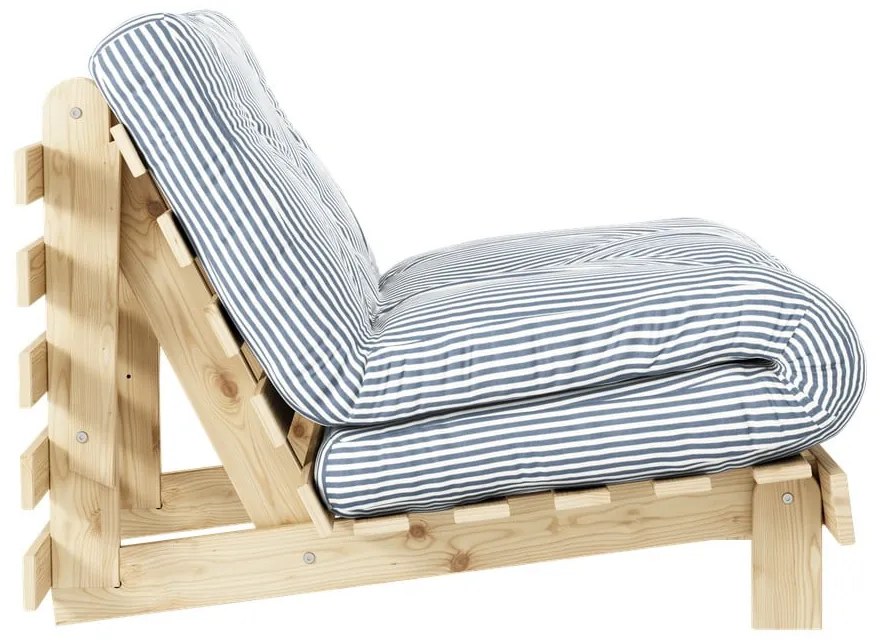 Fehér/világoskék fotel Roots - Karup Design