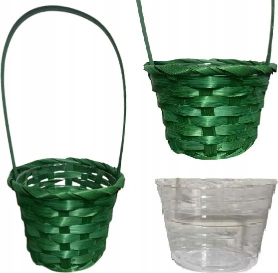 Fonott kosár Mini nádtartó fedő, kosár alap