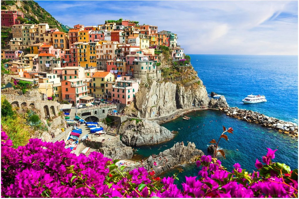 Kép - Manarola olasz falu (90x60 cm)