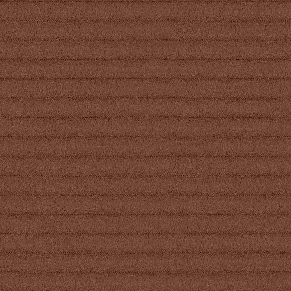 Terrakotta színű kordbársony kanapé 255 cm Campi – Cosmopolitan Design