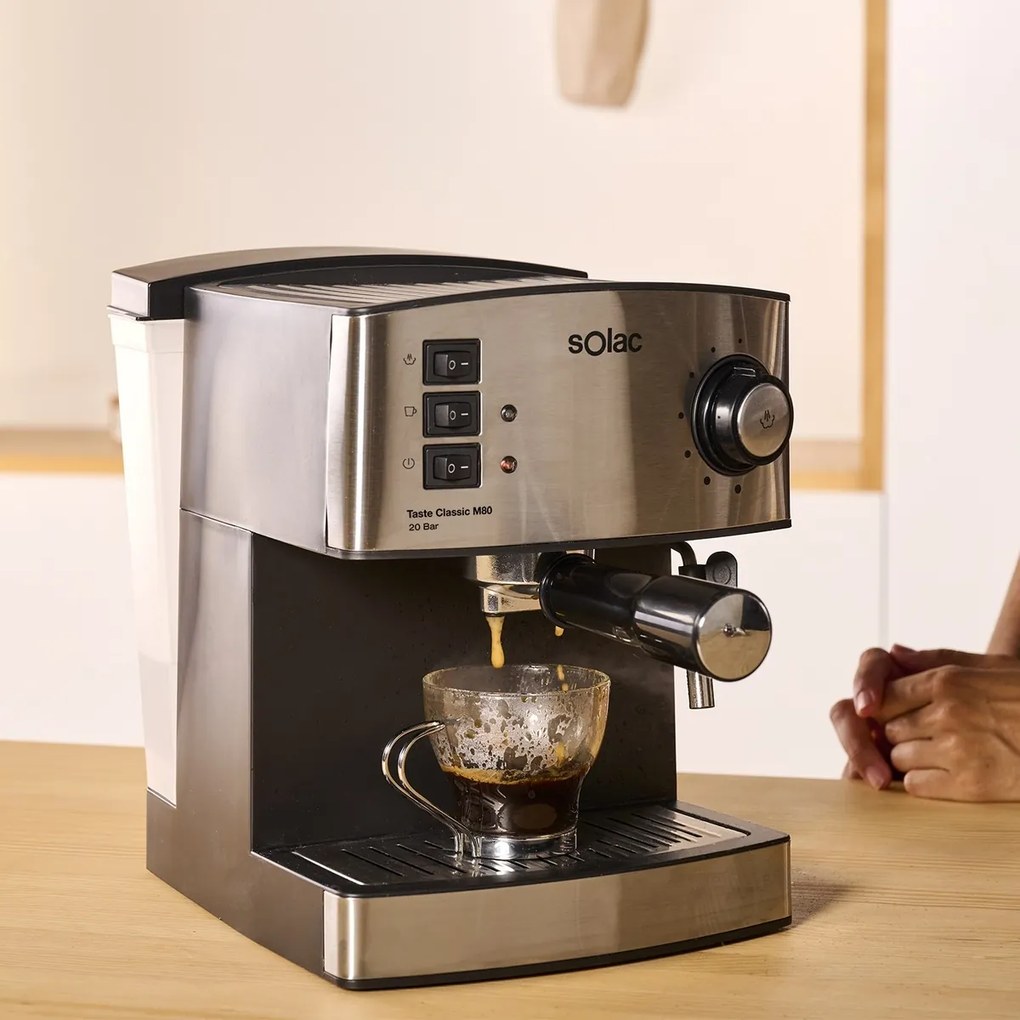 Solac CE4483 eszpresszó Taste Classic M80 Inox