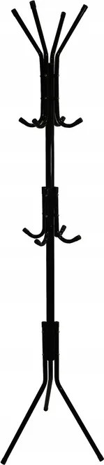 Álló akasztó előszoba fém fekete