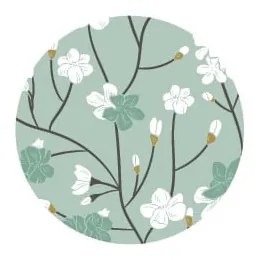 Világoszöld fedeles karton tárolódoboz szett 2 db-os ø 37,5x25,5 cm Rut Paper Laminate – Bigso