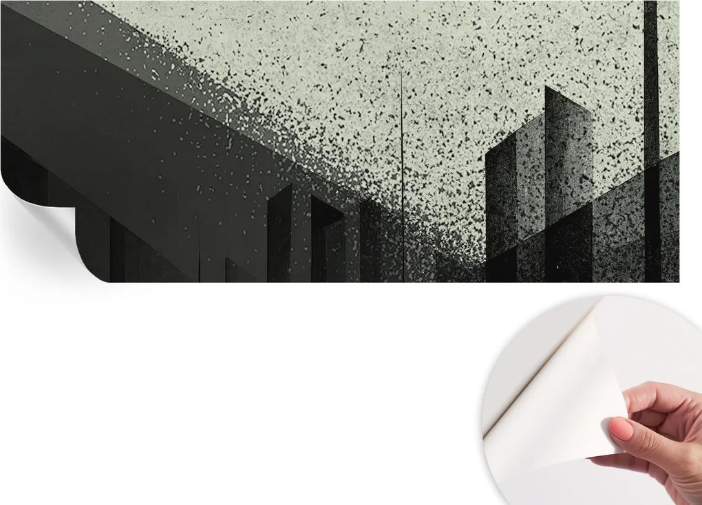 Fotótapéta Öntapadós Dekoratív tapéta Város geometria 250x104 cm