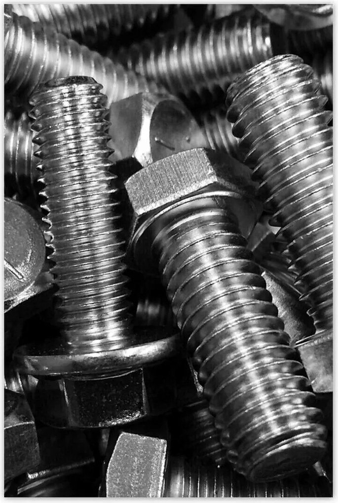 Poszterek 60x90 Csavarok Fém