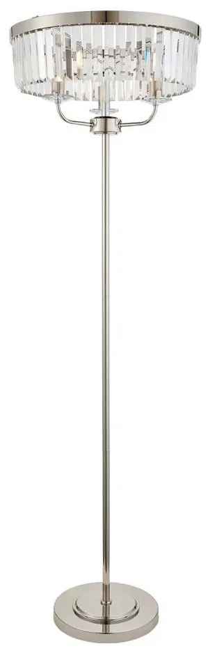 Endon 108103 - Állólámpa CHESTERFIELD 3xE14/6W/230V fényezett króm