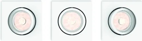 Philips 50193/31/PN- SZETT 3x LED RGBW, dimmelhető süllyesztett spotlámpa 1xGU10/4,8W/230V fehér + távirányító