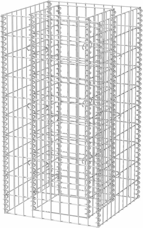 vidaXL acél gabion magaságyás 50 x 50 x 100 cm