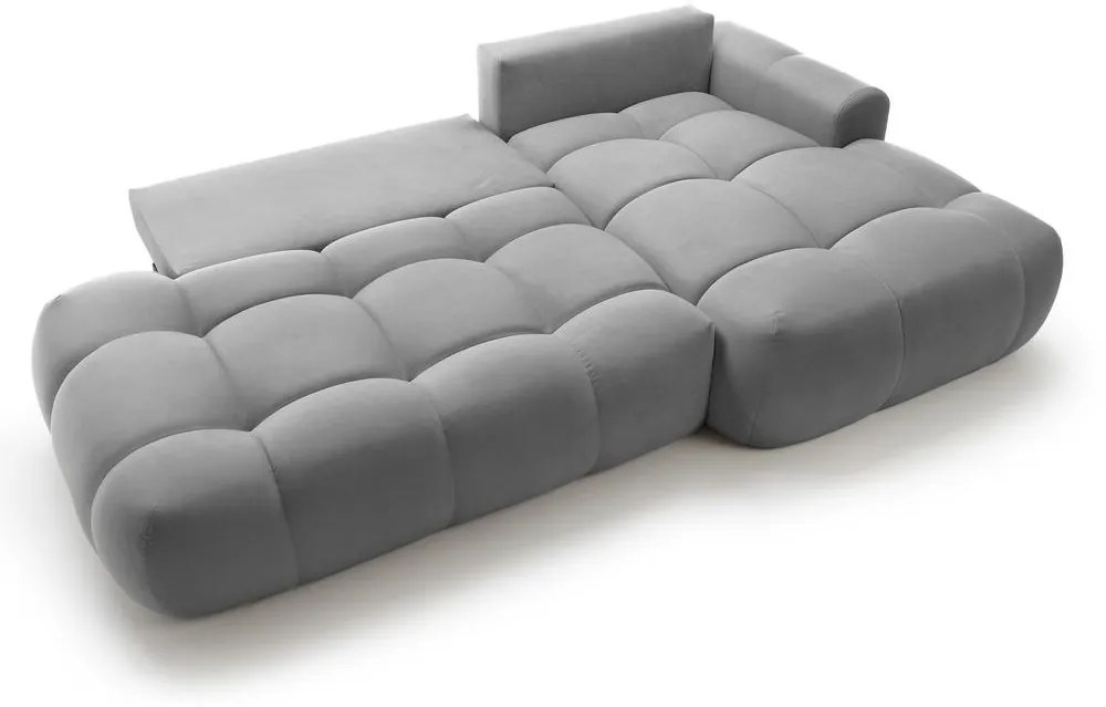 Sarokkanapé Ombre (J) (szürke + fekete) . 1100450