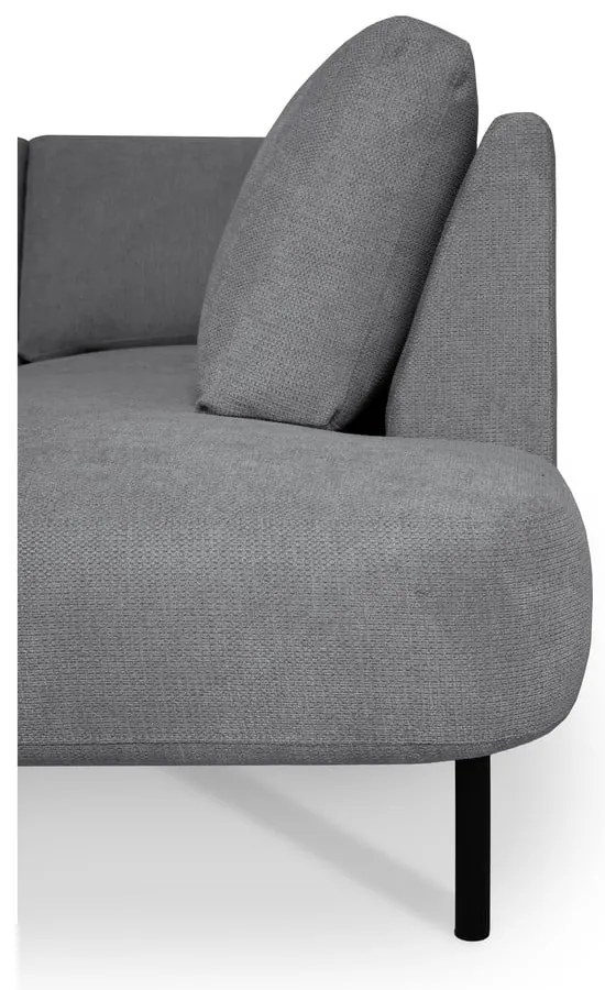 Sötétszürke sarokkanapé (jobb oldali-U alakú) Hero – Scandic