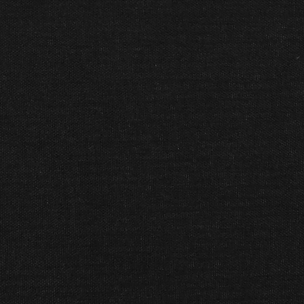 fekete szövet zsebrugós matrac gyerekeknek 80 x 160 cm