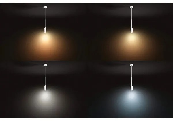 Philips 43006/31/P6 - LED Dimmelhető csillár zsinóron Hue DEVOTE 1xE27/9,5W/230V