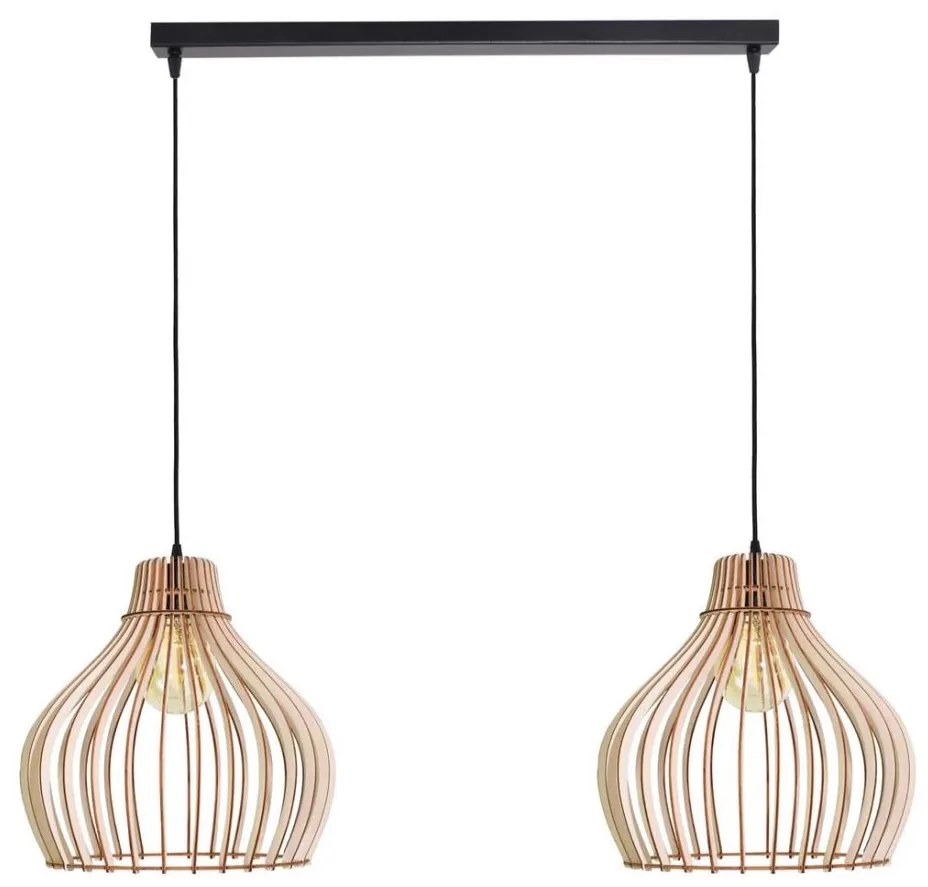 BARREL függeszték 2xE27/24W/230V, kábellel