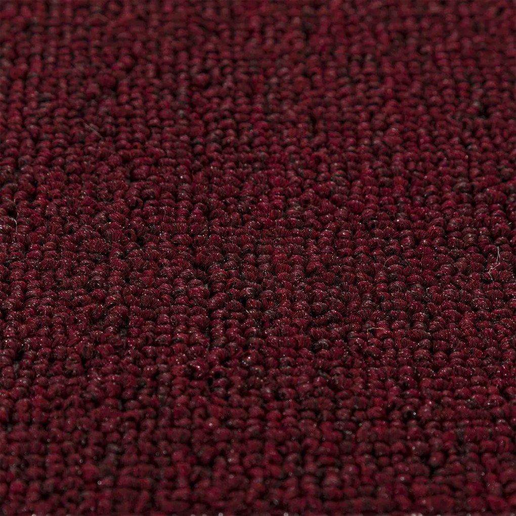 Lépcsőszőnyegek Latex Háttal Bordeaux 25x60 cm